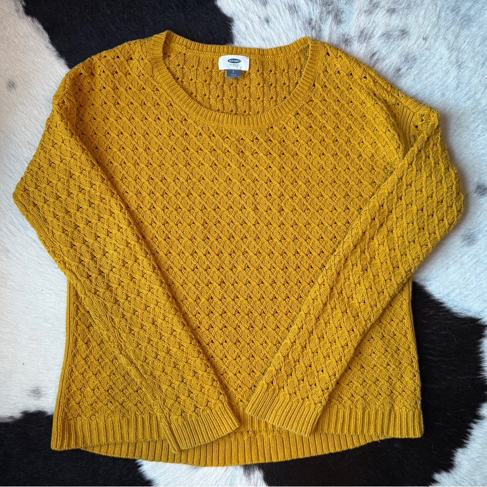 Old Navy Mustard Yellow Sweater